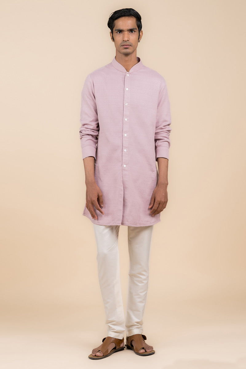 Short Single Kurta In Shirt Style