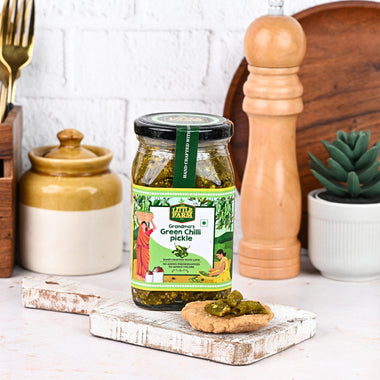 The Little Farm Green Chilli Pickle