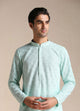 Manyawar Mint Green Chikankari Embroidered Kurta Set