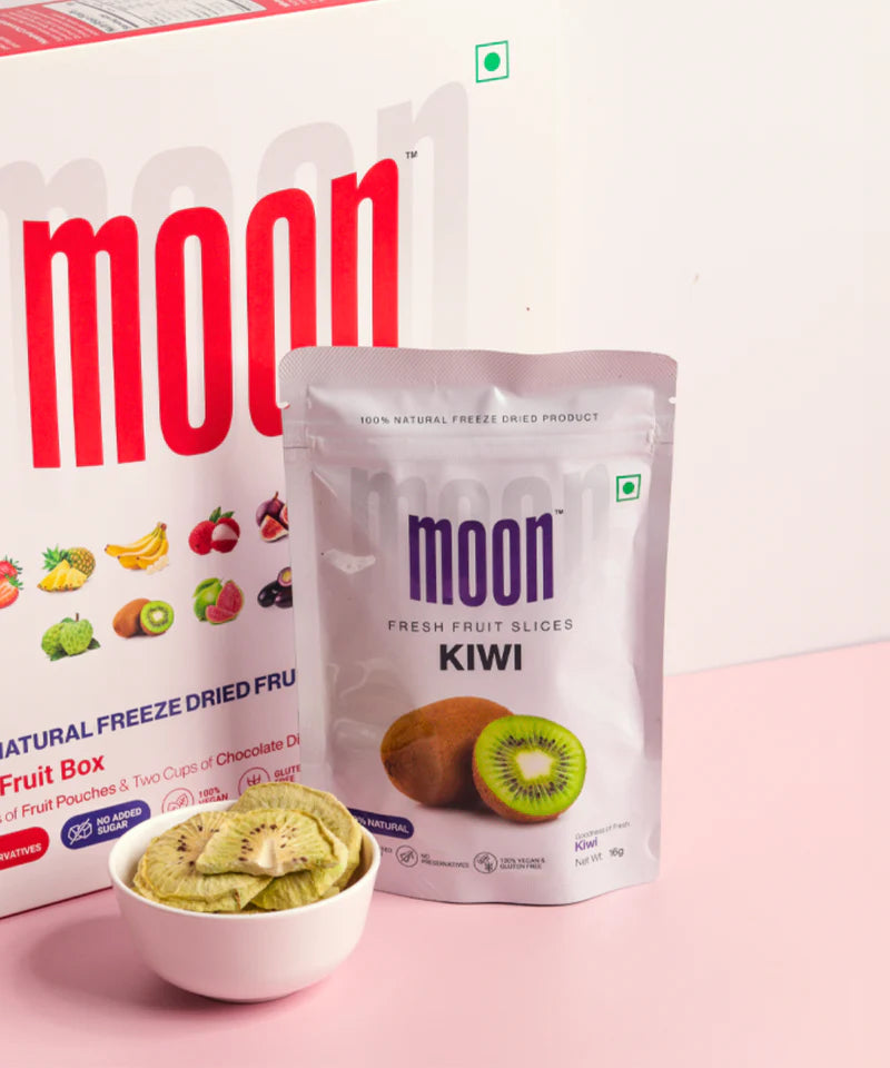 Moon Freeze Dried Kiwi Chips | 16 gms