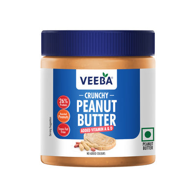 Veeba Crunchy peanut butter with added vitamin a&d (340 gms)