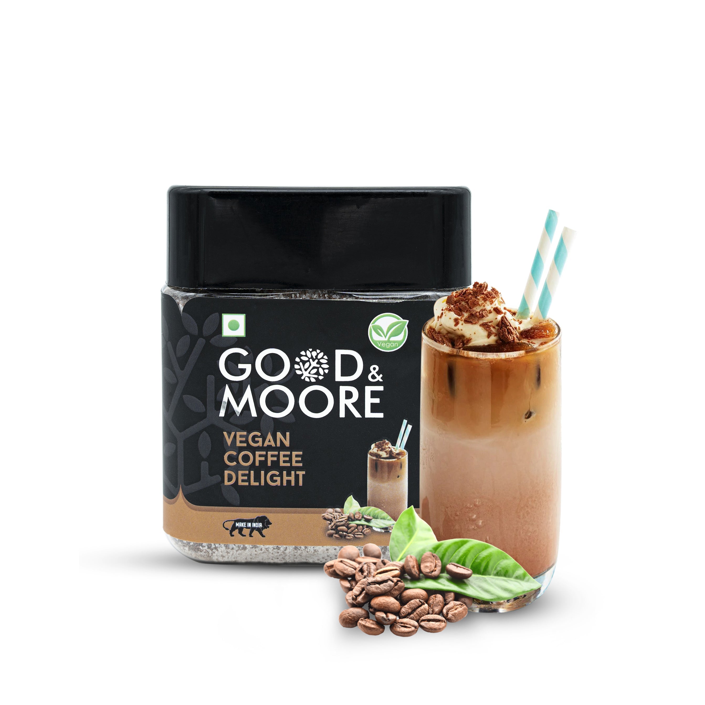 Good & Moore  Vegan Coffee Delight Frappe Mix | 350 gms