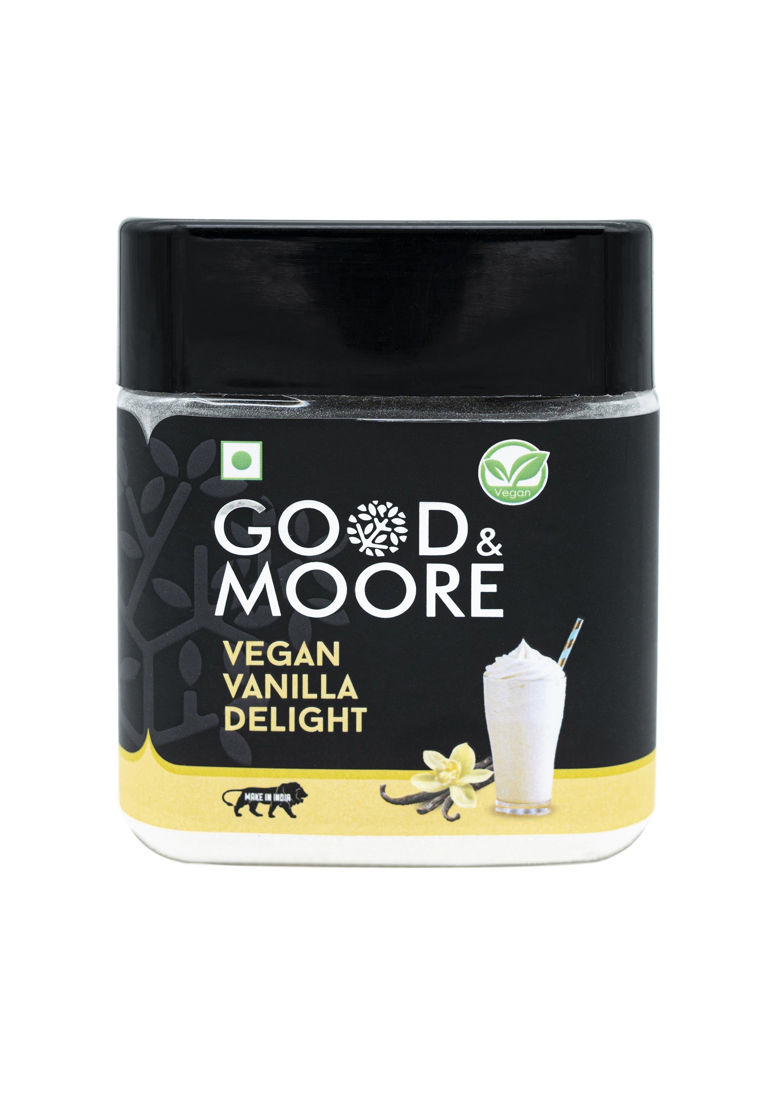 Good & Moore  Vegan Vanilla Delight Frappe Mix | 370 gms