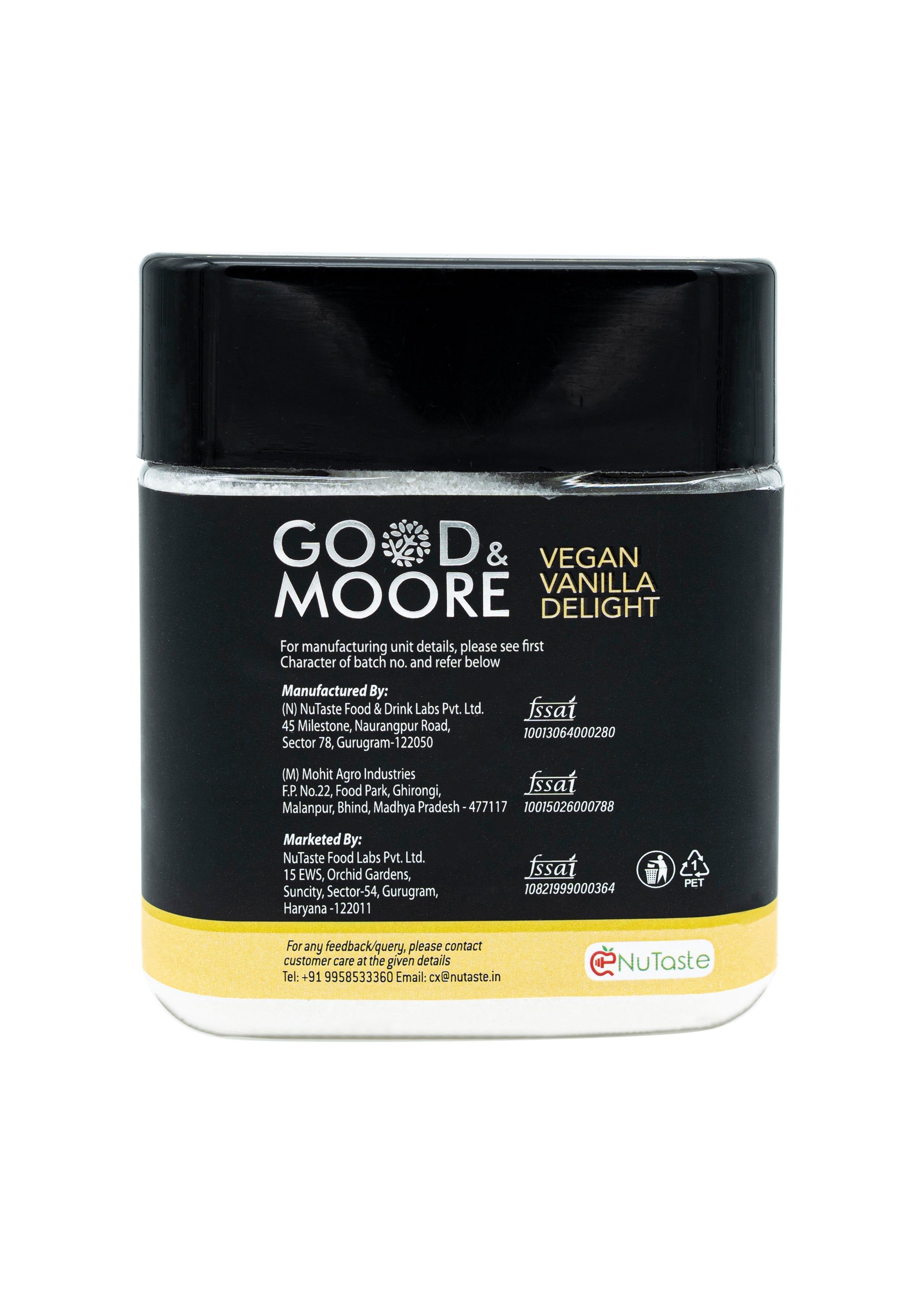 Good & Moore  Vegan Vanilla Delight Frappe Mix | 370 gms