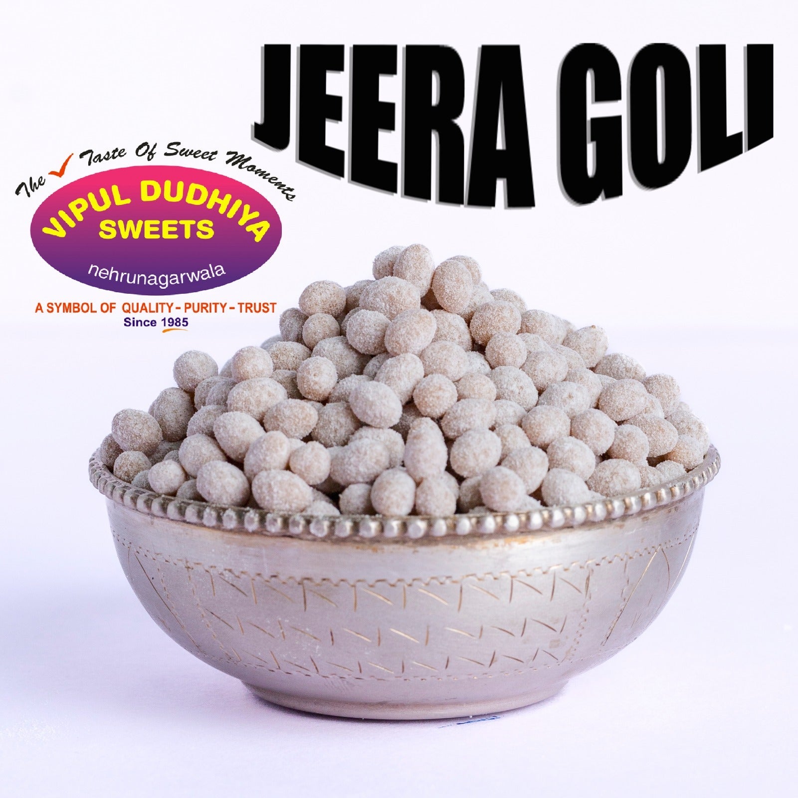 Vipul Dudhiya Sweets Jeera Goli - 250 gms