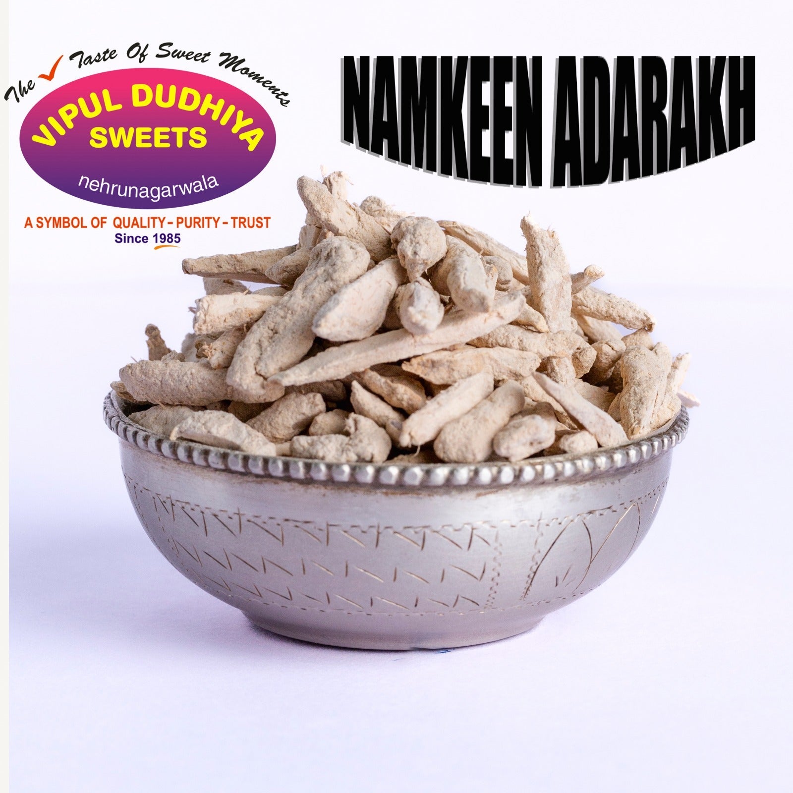 Vipul Dudhiya Sweets Namkeen adarak - 100 gms