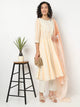 Flare Fit Embroidered Kurta With Pant And Dupatta Set | Ready To Wear