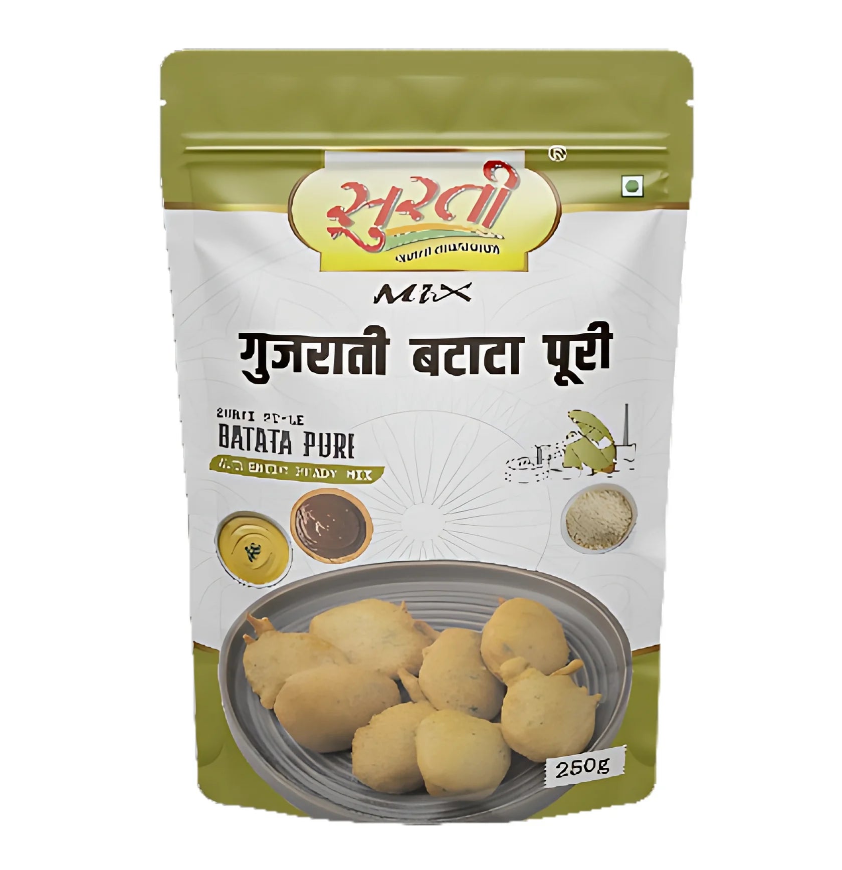 Surtimix Gujarati Batata Puri Aata | Ready To Eat 500 gms