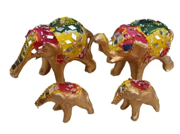 Elephant for Decor Set of 4 - Arjun Handicraft