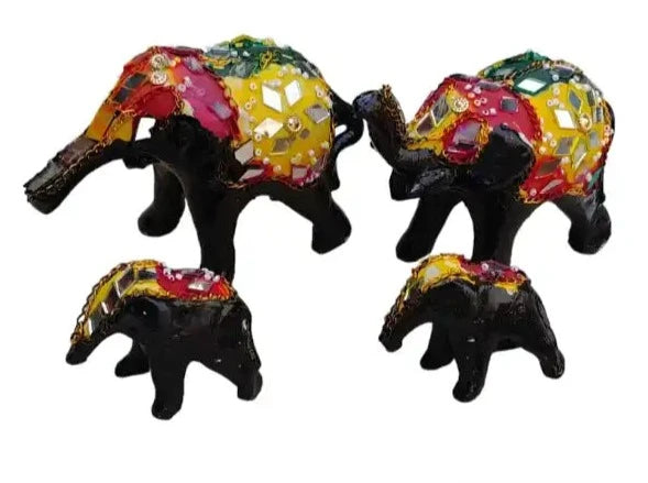 Elephant for Decor Set of 4 - Arjun Handicraft