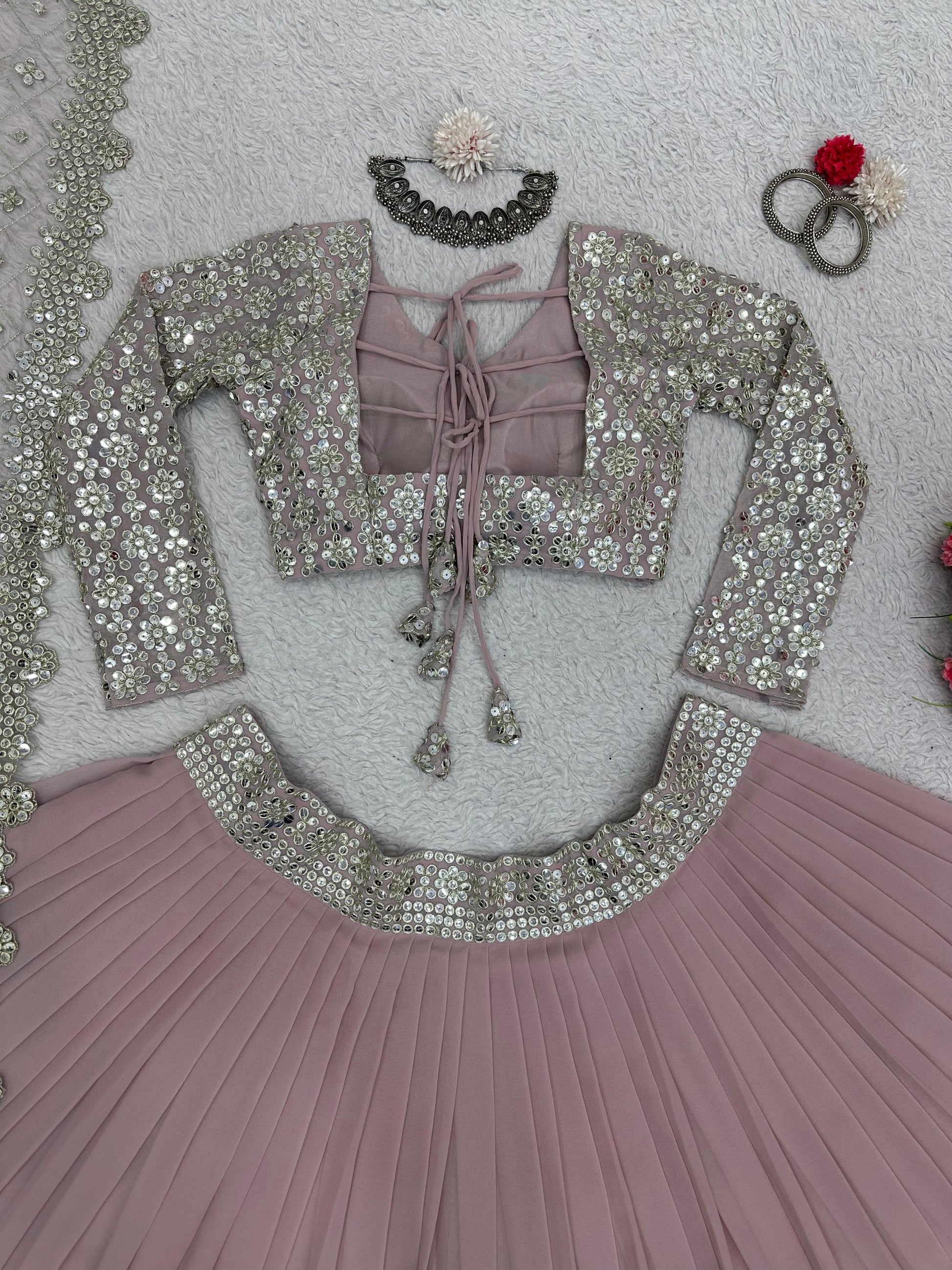 Cool Lehenga Choli With Sequence Work | Ready To Wear