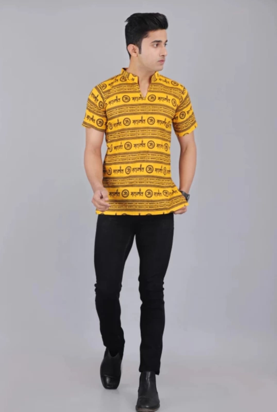 Mahakaal  Short Sleeve Shirt For Men