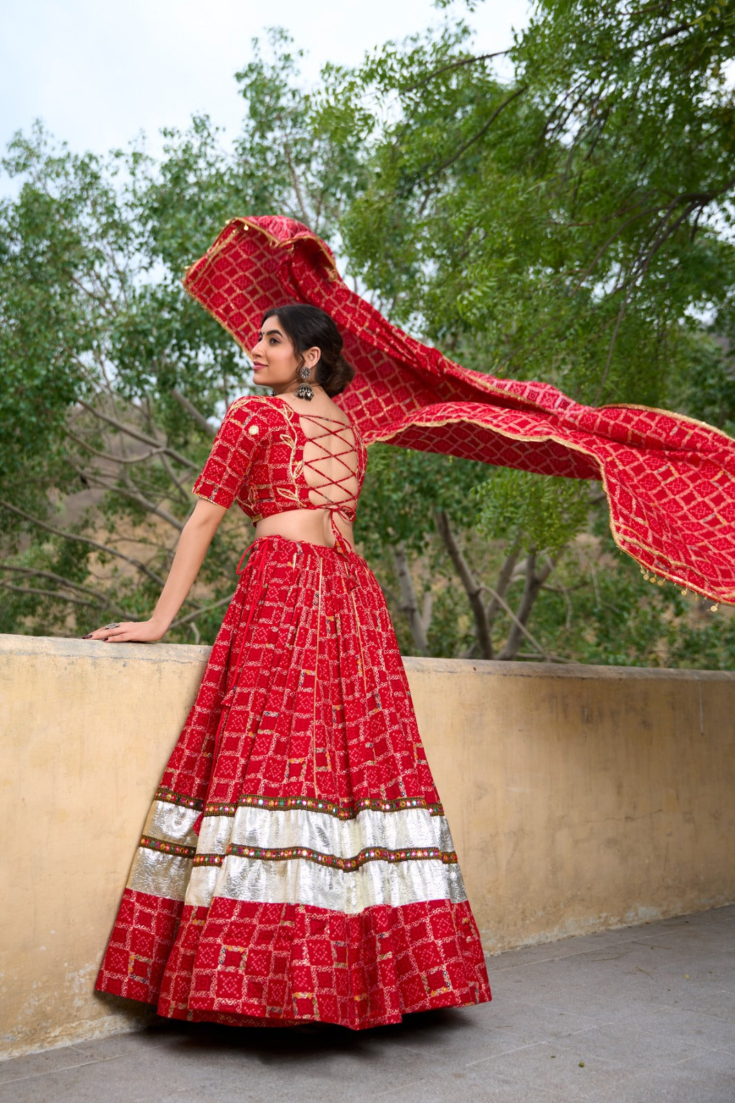 Red Lehenga navratri collection Sept 2024