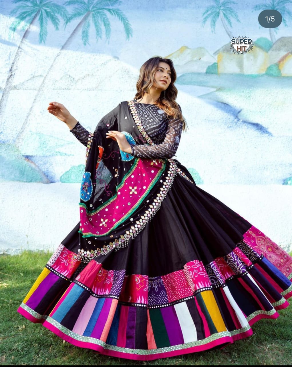 Latest Navratri Trending Heavy Flair Lehenga Choli | Ready To Wear