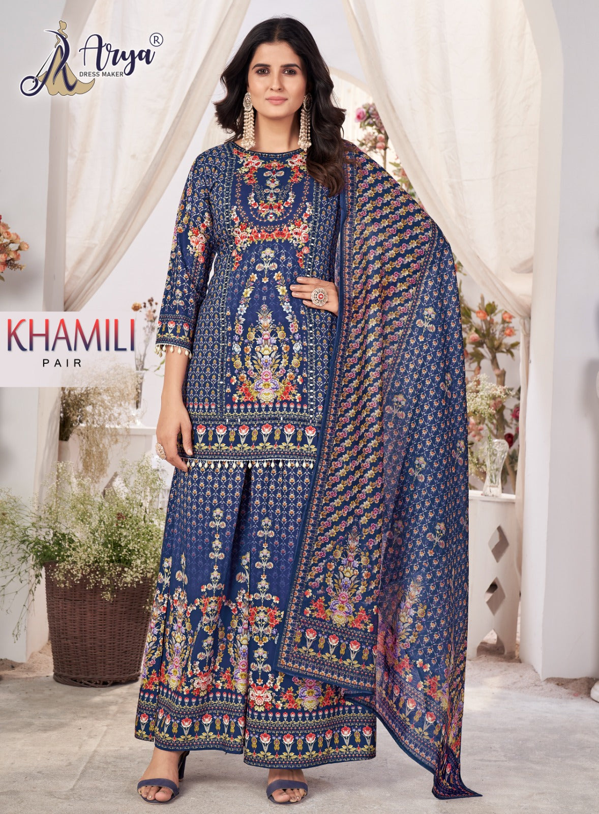 Khamili Heavy Fancy Pair With Dupatta Set | Ready To Wear | Oct-24