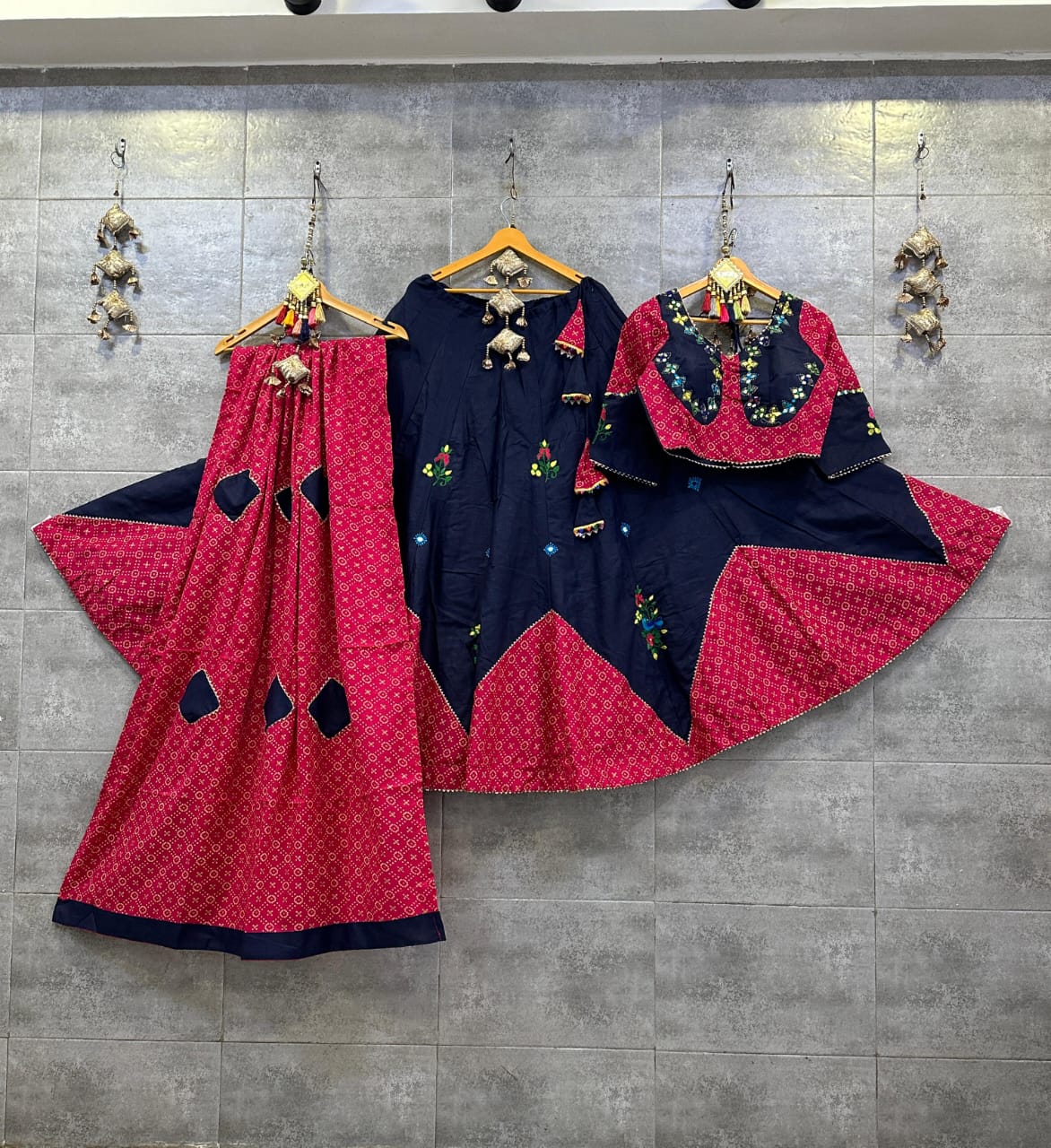 cotton chaniya choli with pocket concept chaniya | Winter Special