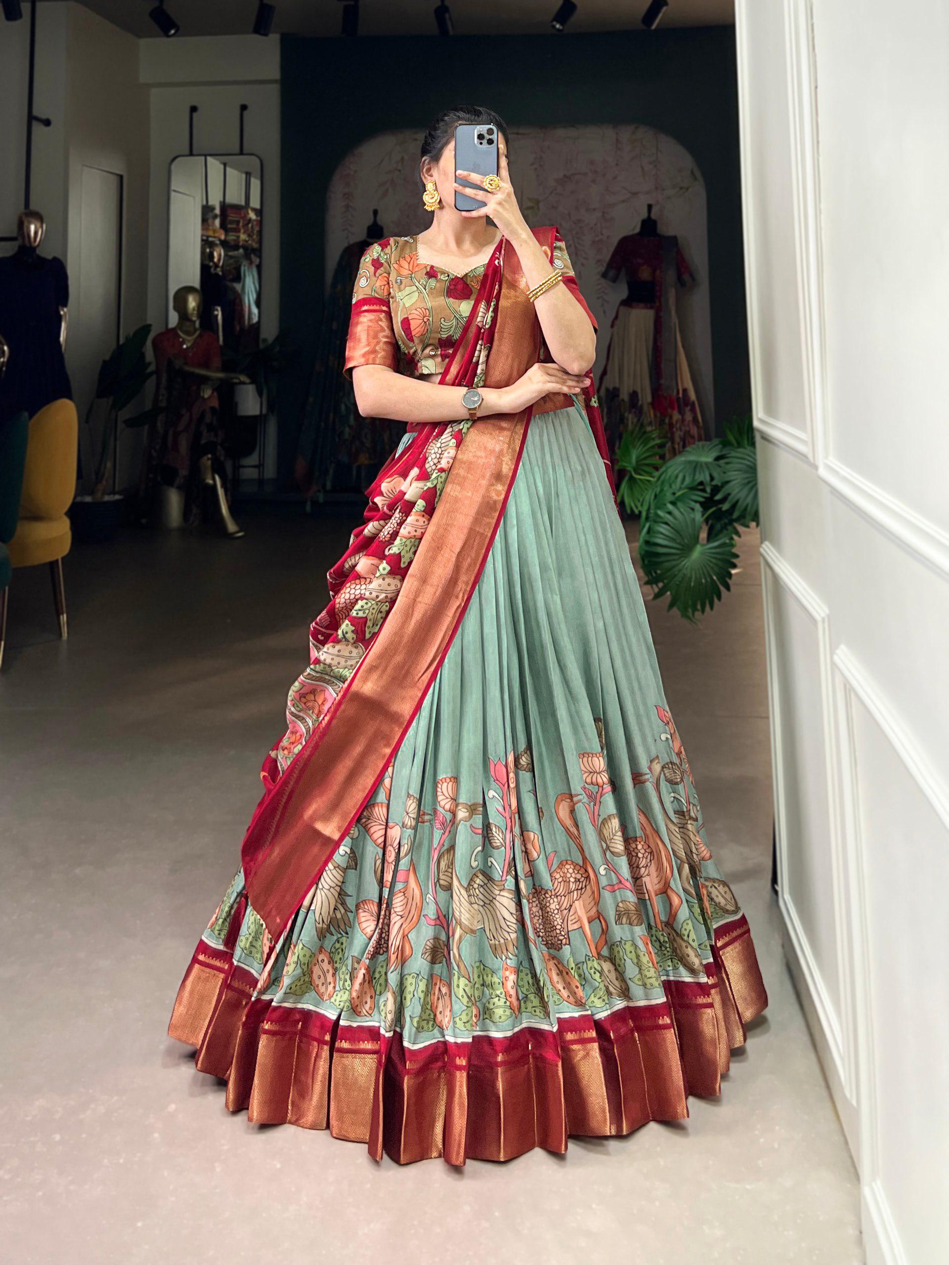 Tussar Luxe: Slay-Ready Lehenga Choli Vibes