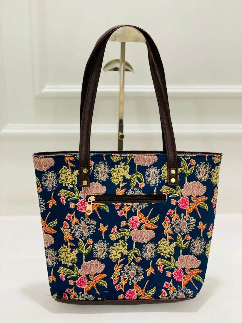 Tote Bag Set For Women Midnight Bloom 5-in-1