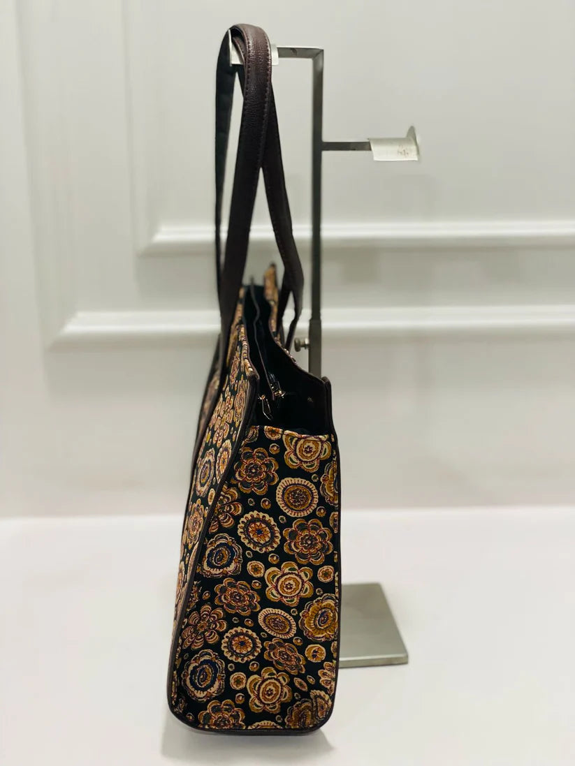 Mandala Bloom Tote Bag With Free Phone Pouch