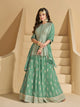 Green Suit With Embroidery Work | Ready To Wear