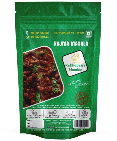 Rekhaben's Namkeen Rajma Masala | Ready To Eat 95 gms
