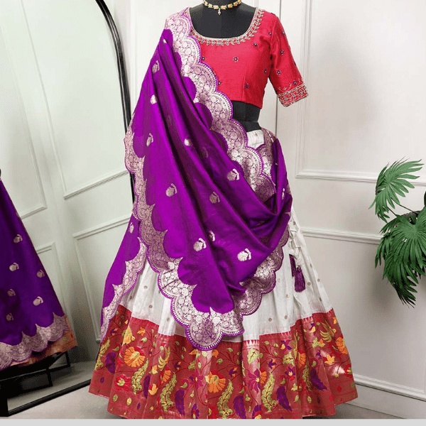 Paithani Ready to Wear Lehenga Choli - India shopping