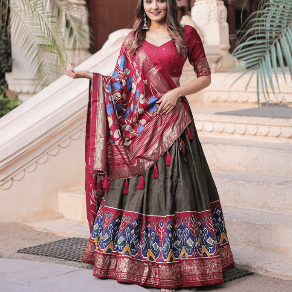 Printed Ready to Wear Lehenga festival collection for women - India shopping