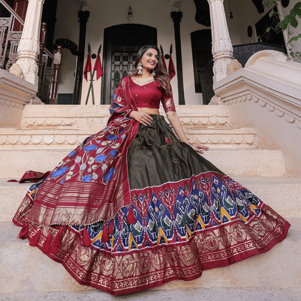 Printed Ready to Wear Lehenga festival collection for women - India shopping