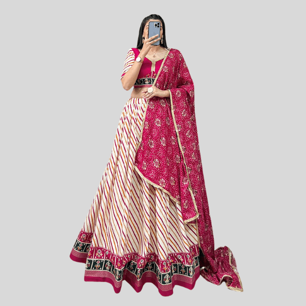 Ready to Wear Lehenga Choli Special with Patola Print - India shopping