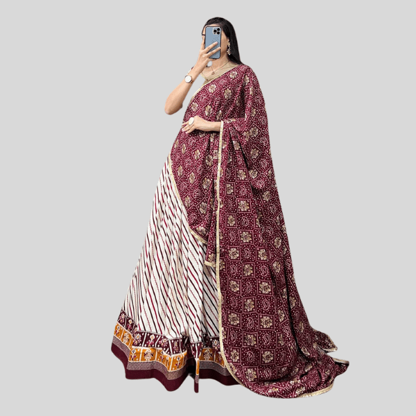 Ready to Wear Lehenga Choli Special with Patola Print - India shopping