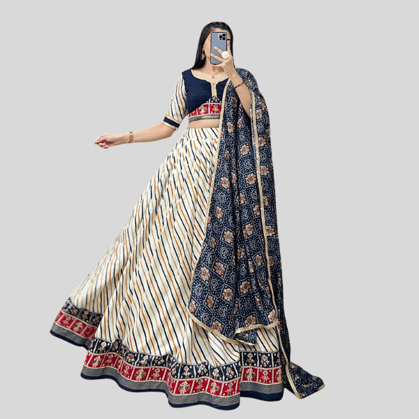 Ready to Wear Lehenga Choli Special with Patola Print - India shopping