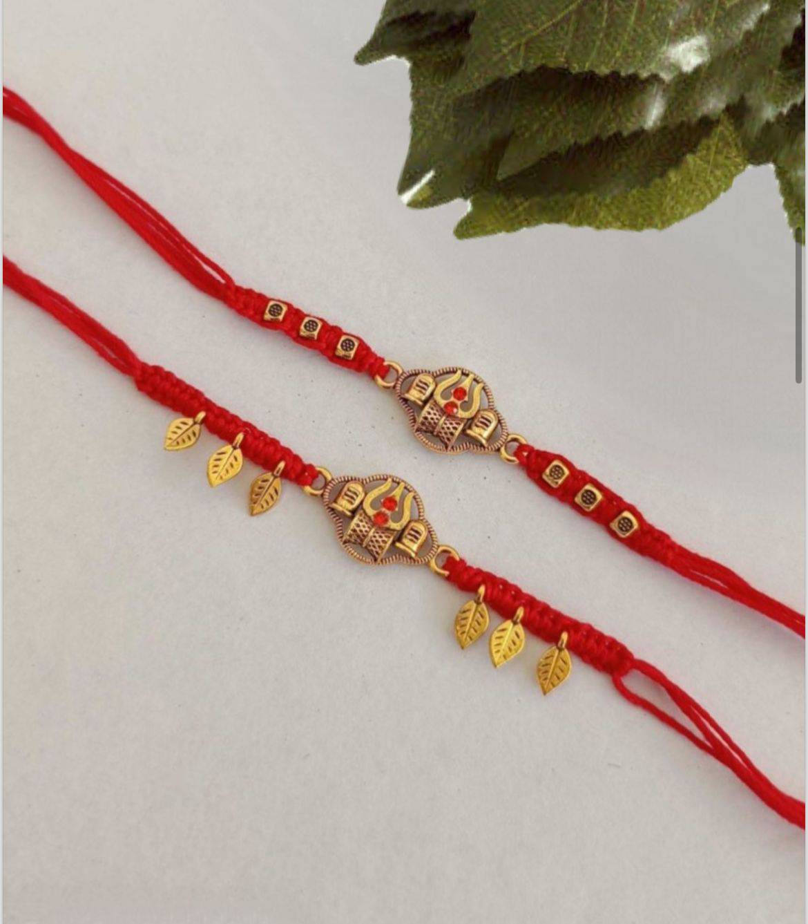 Premium Mumbai Style Rakhi Collection | Set Of 2 - India shopping