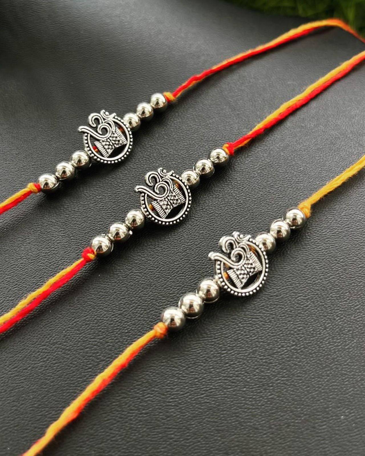 Luxury Rakhi  Collection | Set Of 2 - India shopping