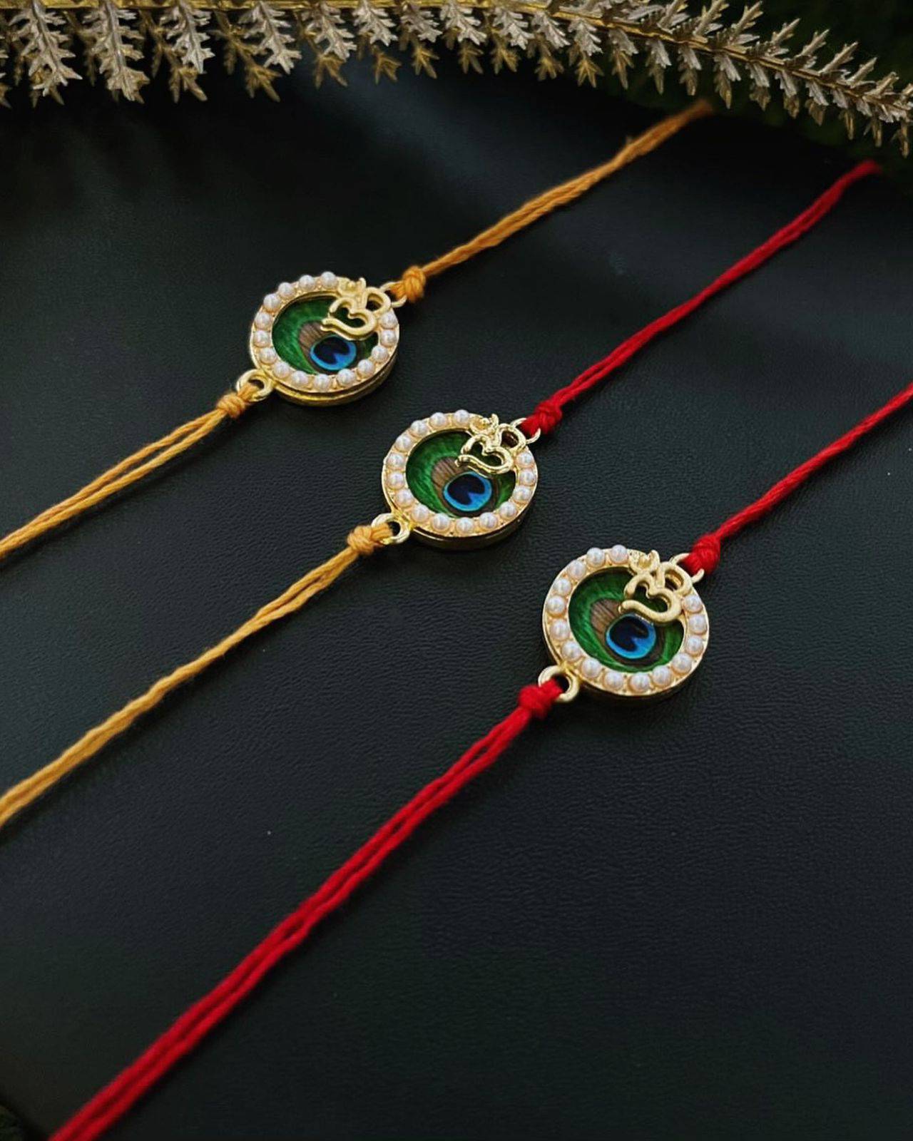 Luxury Rakhi  Collection | Set Of 2 - India shopping