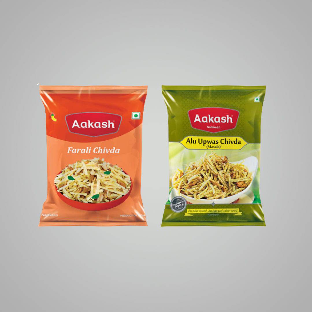 Akash Upwas Chivda Combo - 400 gms - India shopping