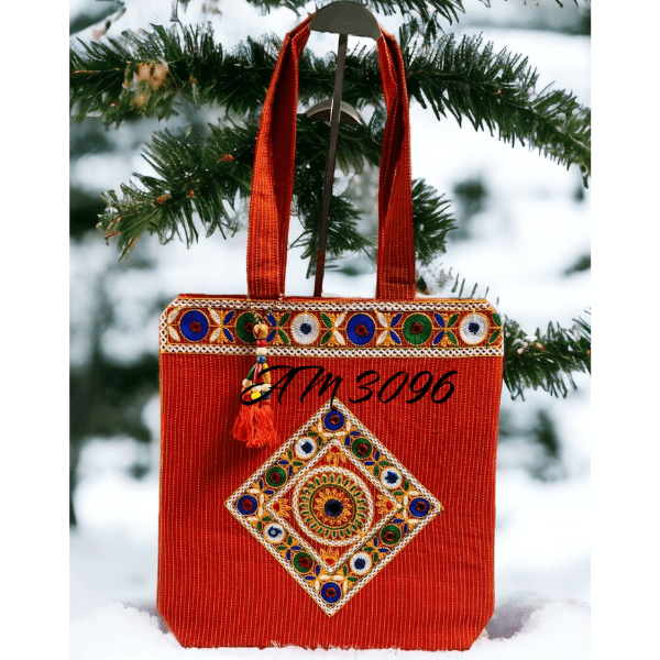 Rajasthani Tote Handbag Set Of 2 Pieces - India shopping