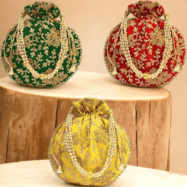 Rajasthani Potli  5 piece - India shopping