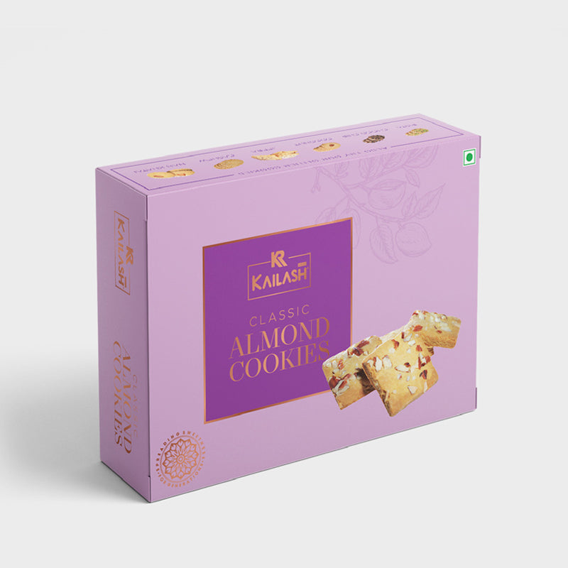 Kailash Sweets & Snacks  Almond Cookies - 400 gms