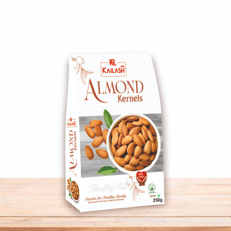 Kailash Sweets & Snacks  Almond Kernels - 250 gms