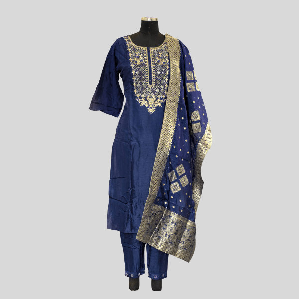 Royal Blue Kurta Set - India shopping