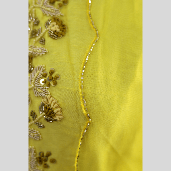 Yellow Ombre Kurta Set - India shopping