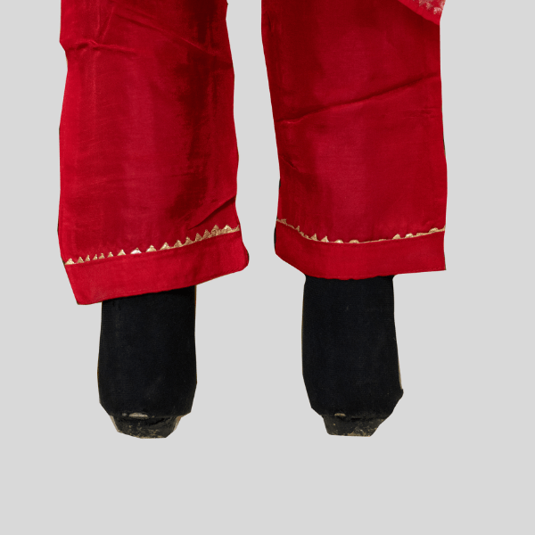 Tamato Red Elegent Kurta Set - India shopping