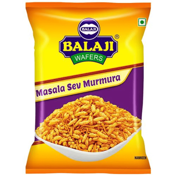 Balaji Namkeen Masala Sev Murmura - 50 gms - India shopping