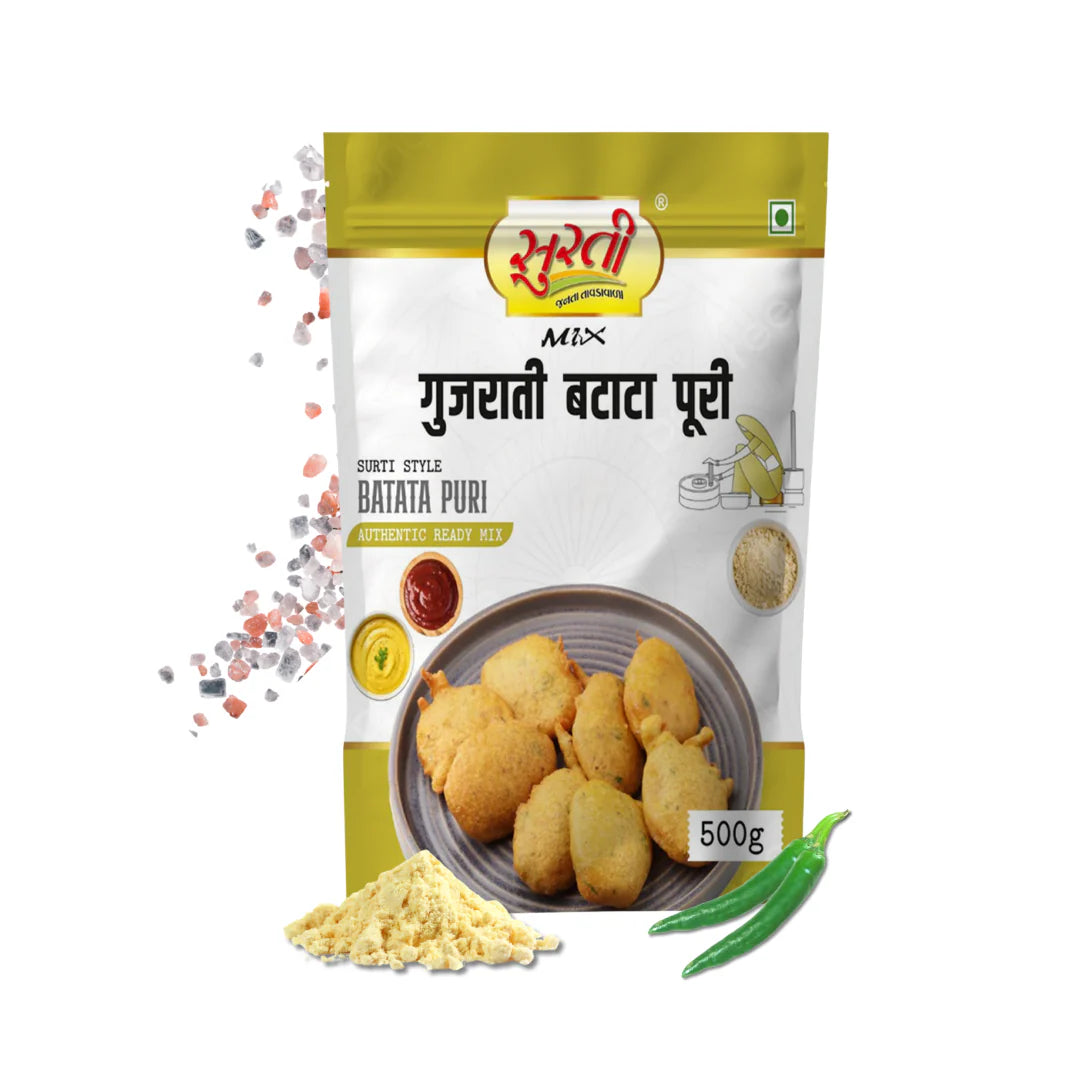Surtimix Gujarati Batata Puri Aata | Ready To Eat 500 gms