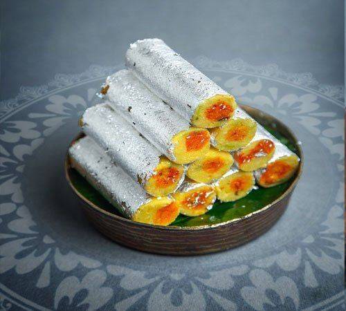 Bhagat Mishthan Kaju Roll - 500gms - India shopping