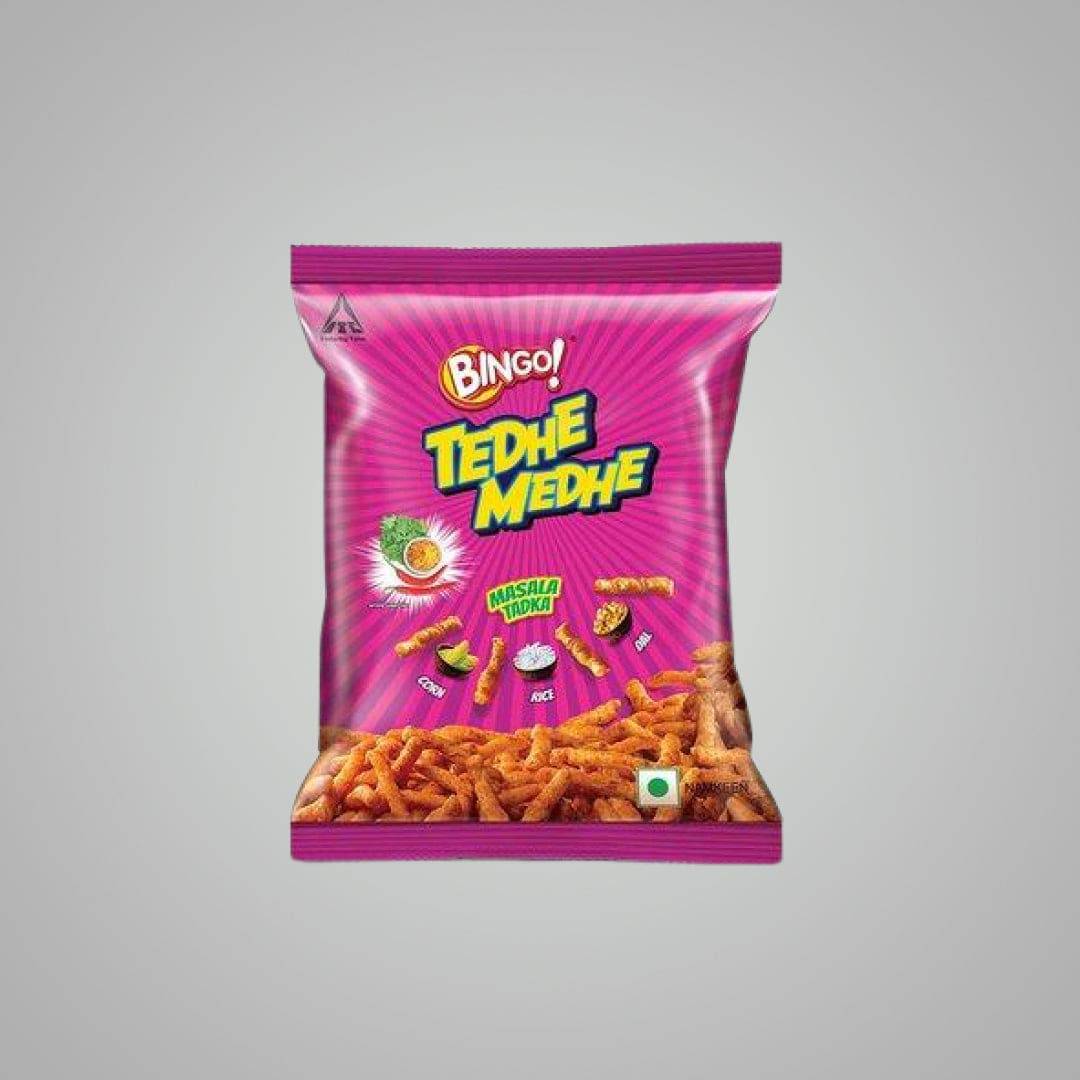 Tedhe Medhe Imported Indian Puffs - 50 gms - India shopping