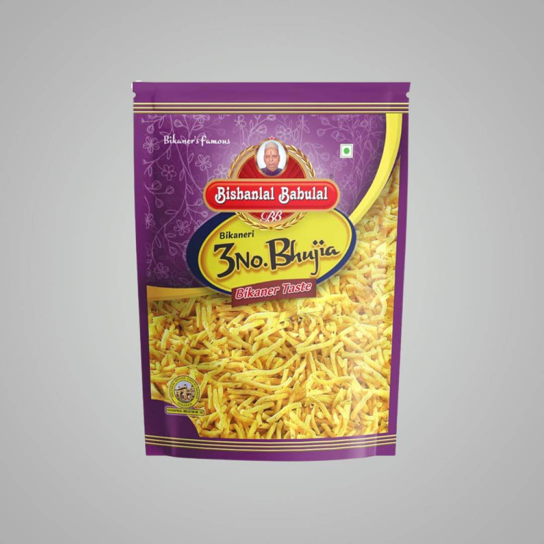 Bishanlal Babulal 3 No Bhujia - 500 gms - India shopping