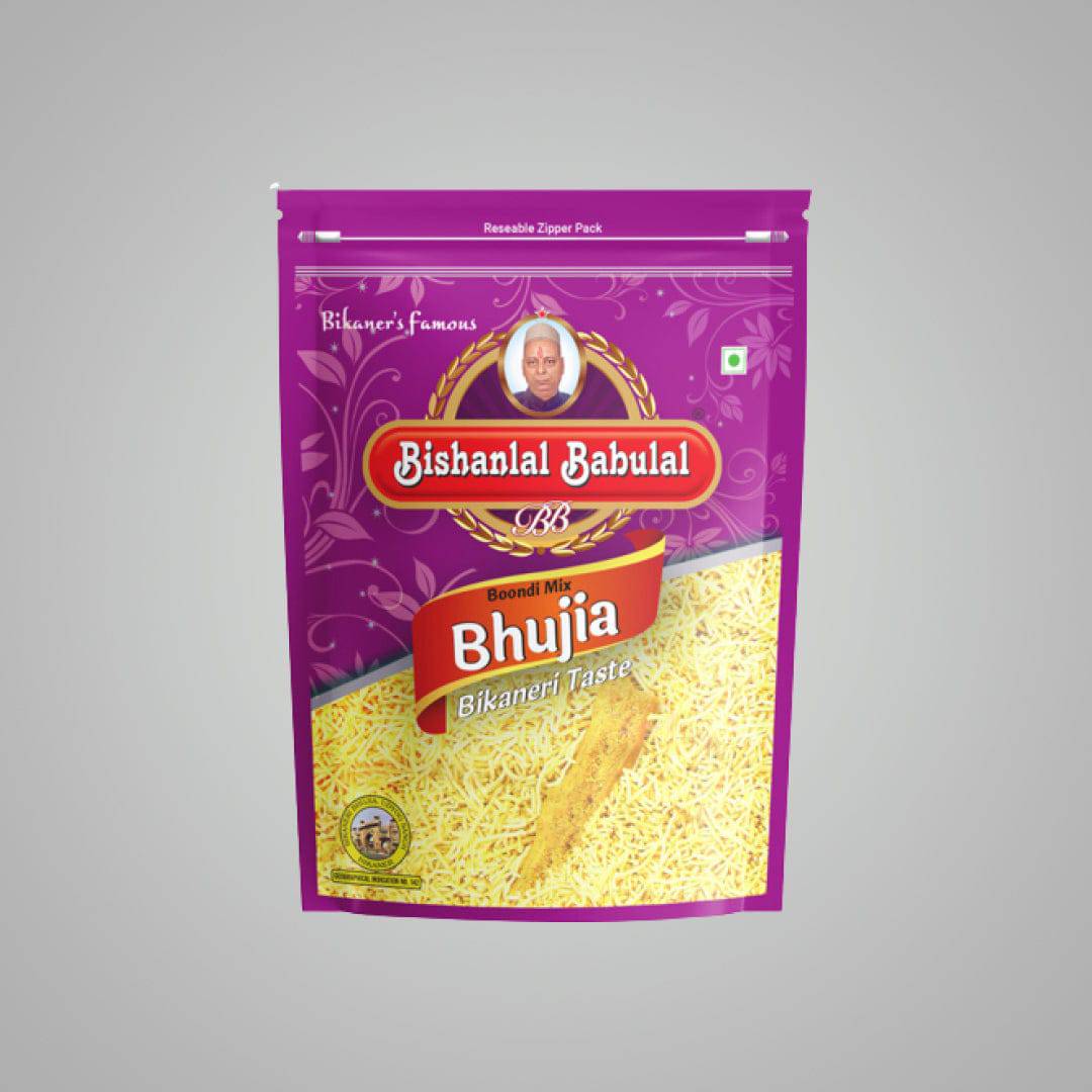 Bishanlal Babulal Boondi Mix Bhujia - 500 gms - India shopping