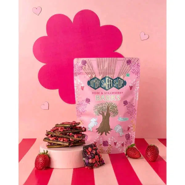 Bombay Sweet shop Rose And Strawberry Barks (200g)