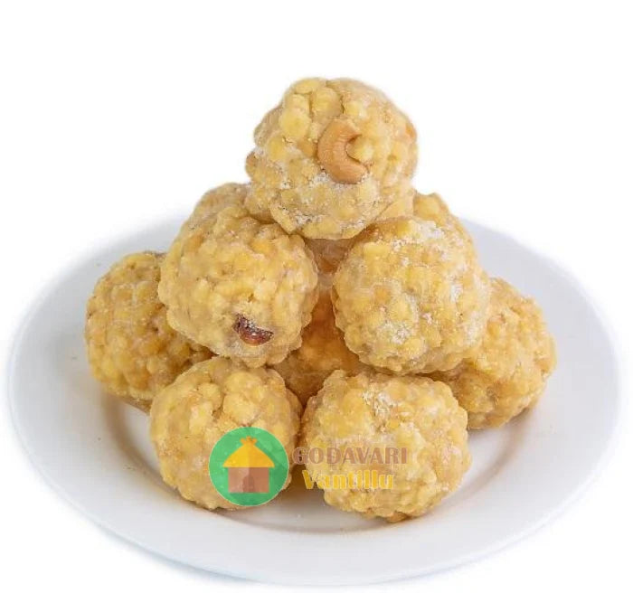 Godavari Vantillu Boondi Laddu  - 500 gms - India shopping